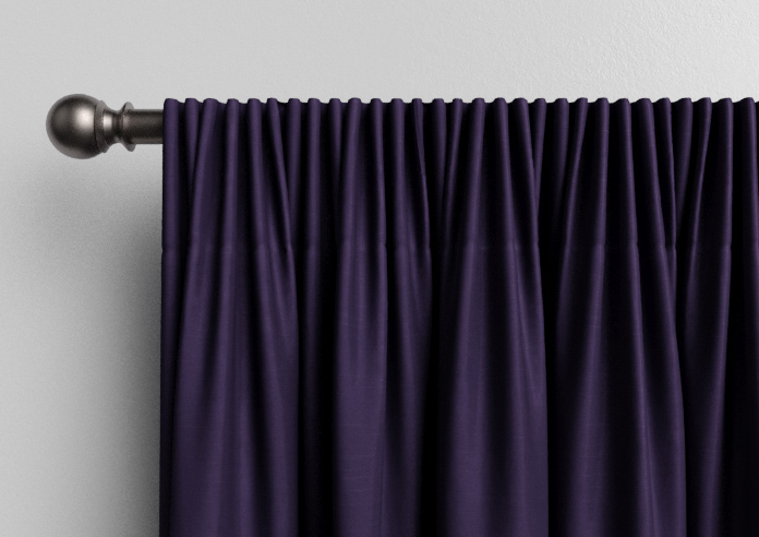 Kyoto Faux Silk, Berry - Made to Measure Curtains - Image 9